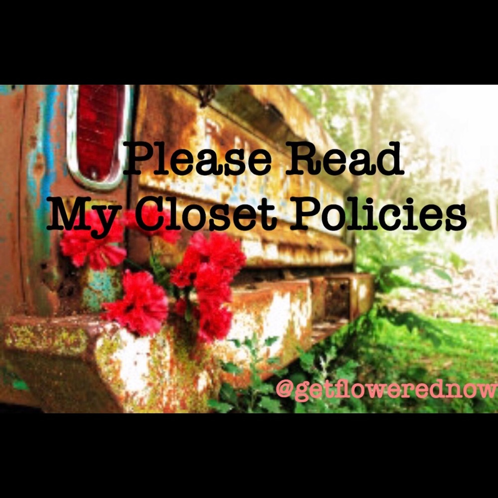 🌿My Closet Policies: